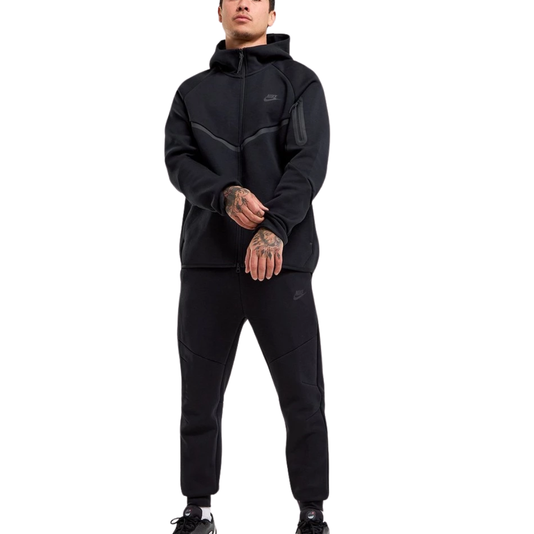 Nike Sportswear Tech Fleece Windrunner Full-Zip Hoodie Black/Black