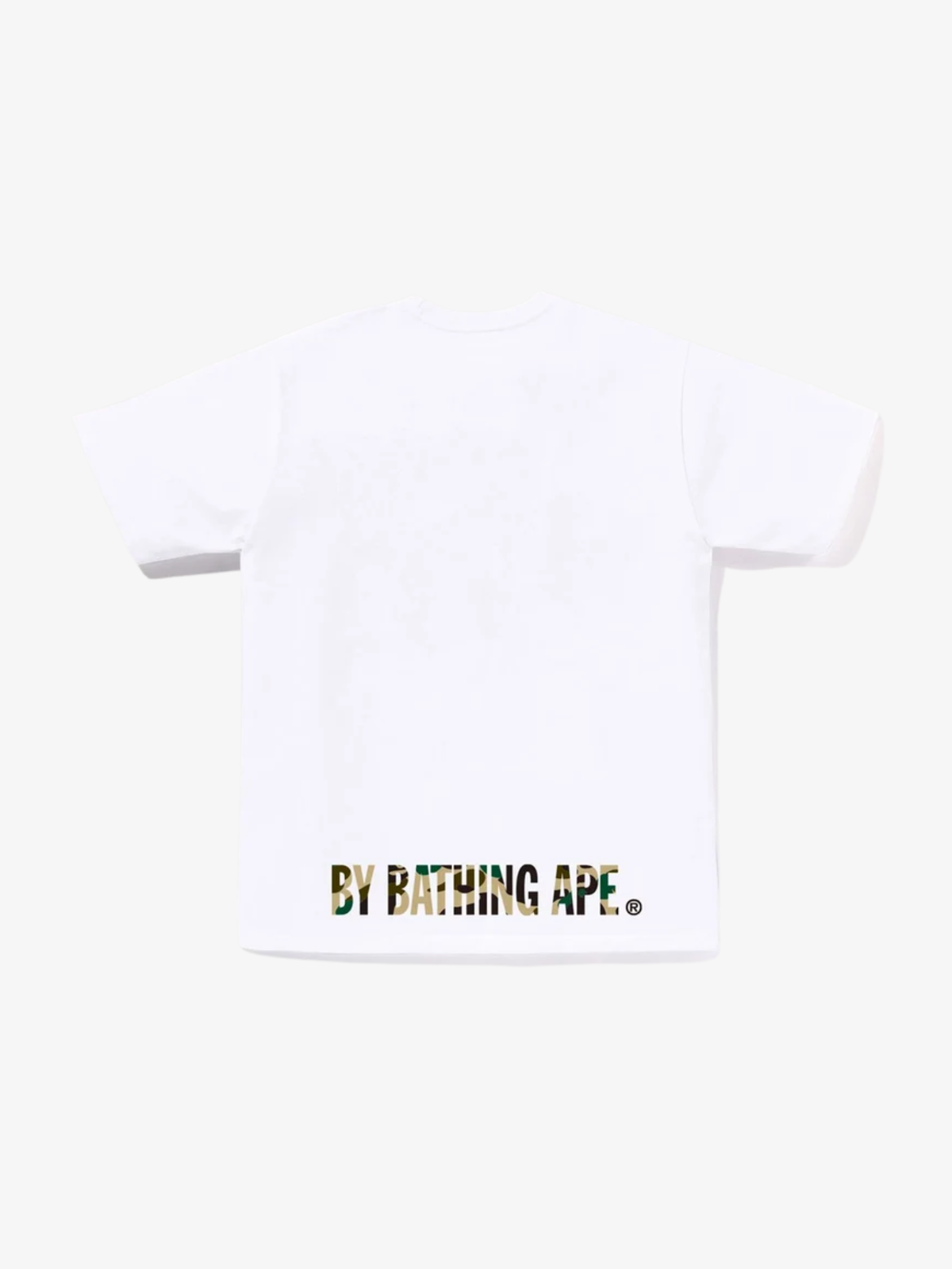 A Bathing Ape CAMO APE FACE ON BAPESTA TEE (White)