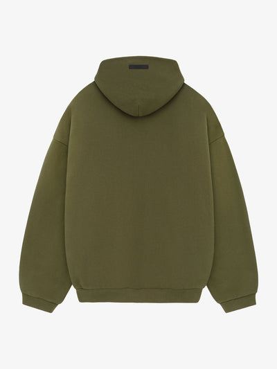 Fear of God Essentials Fleece Hoodie 'Military' – back
