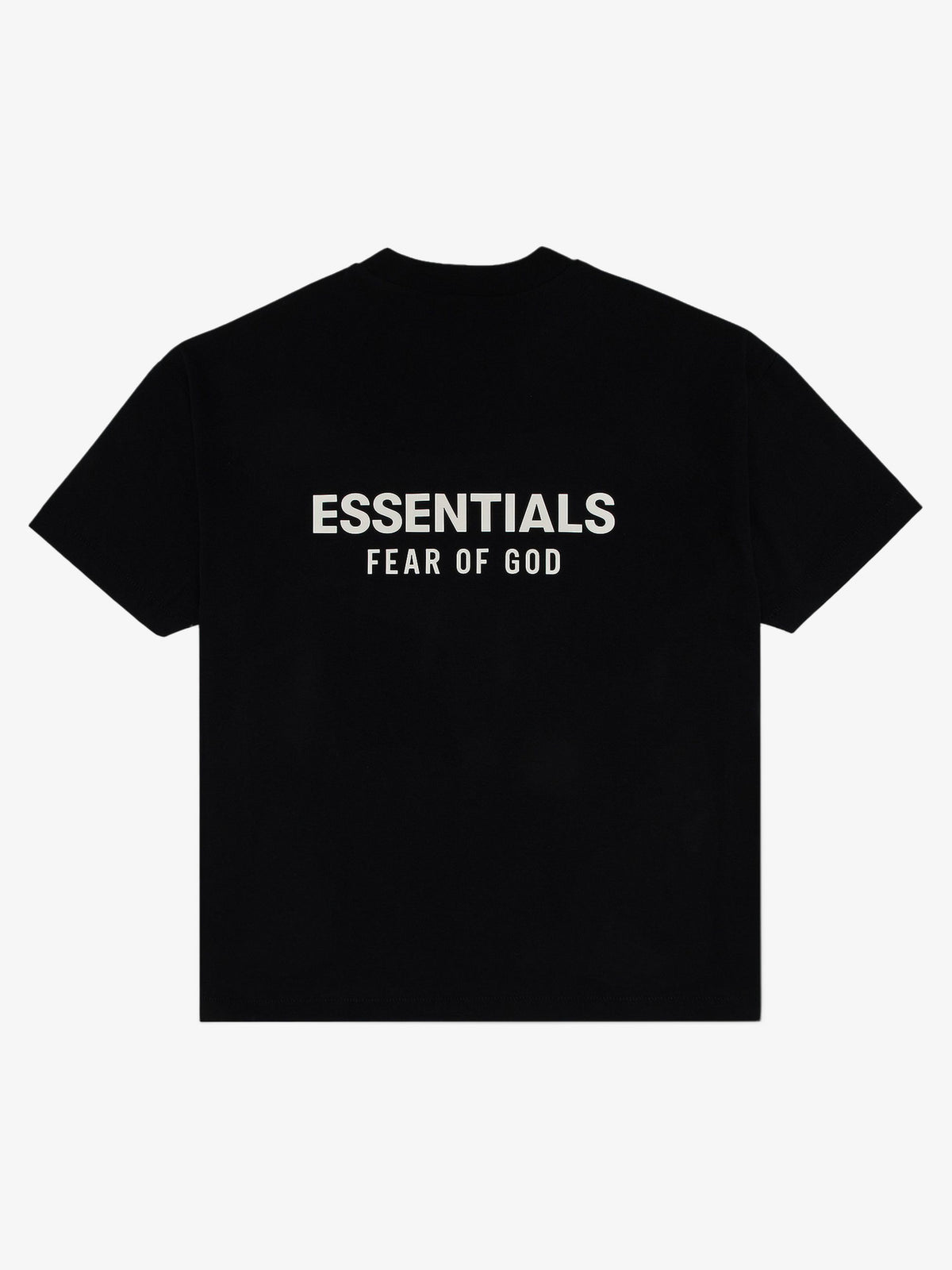 Fear of God Essentials Classic Short Sleeve Tee 'Jet Black' – back