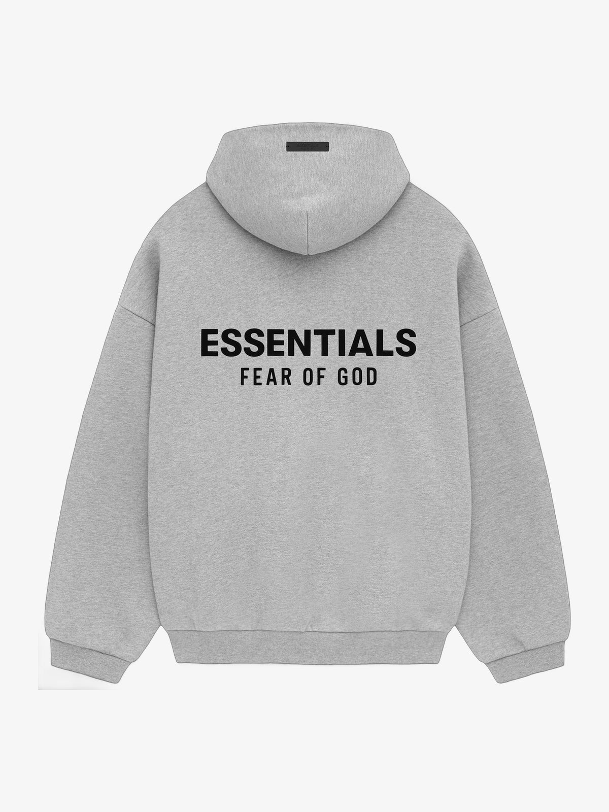 Fear of God Essentials Fleece Hoodie 'Light Heather Gray' – back