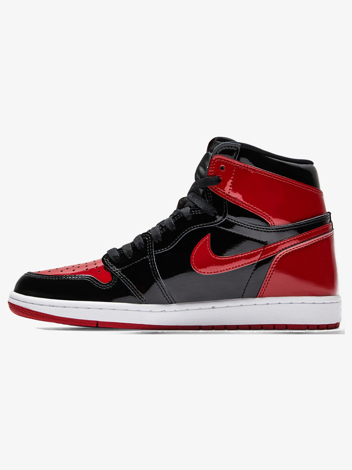 Jordan 1 Retro High OG 'Patent Bred' – inner side