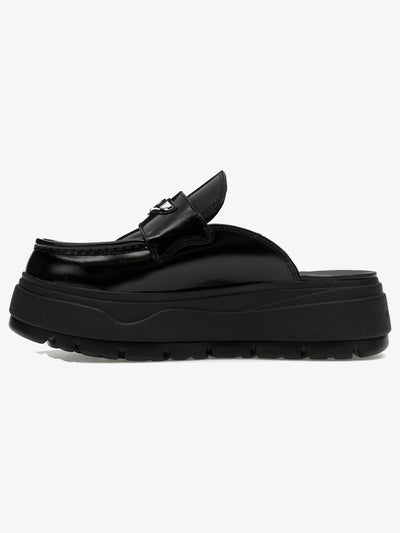 Jordan Mule 'Black Metallic Silver' (W) – inner side