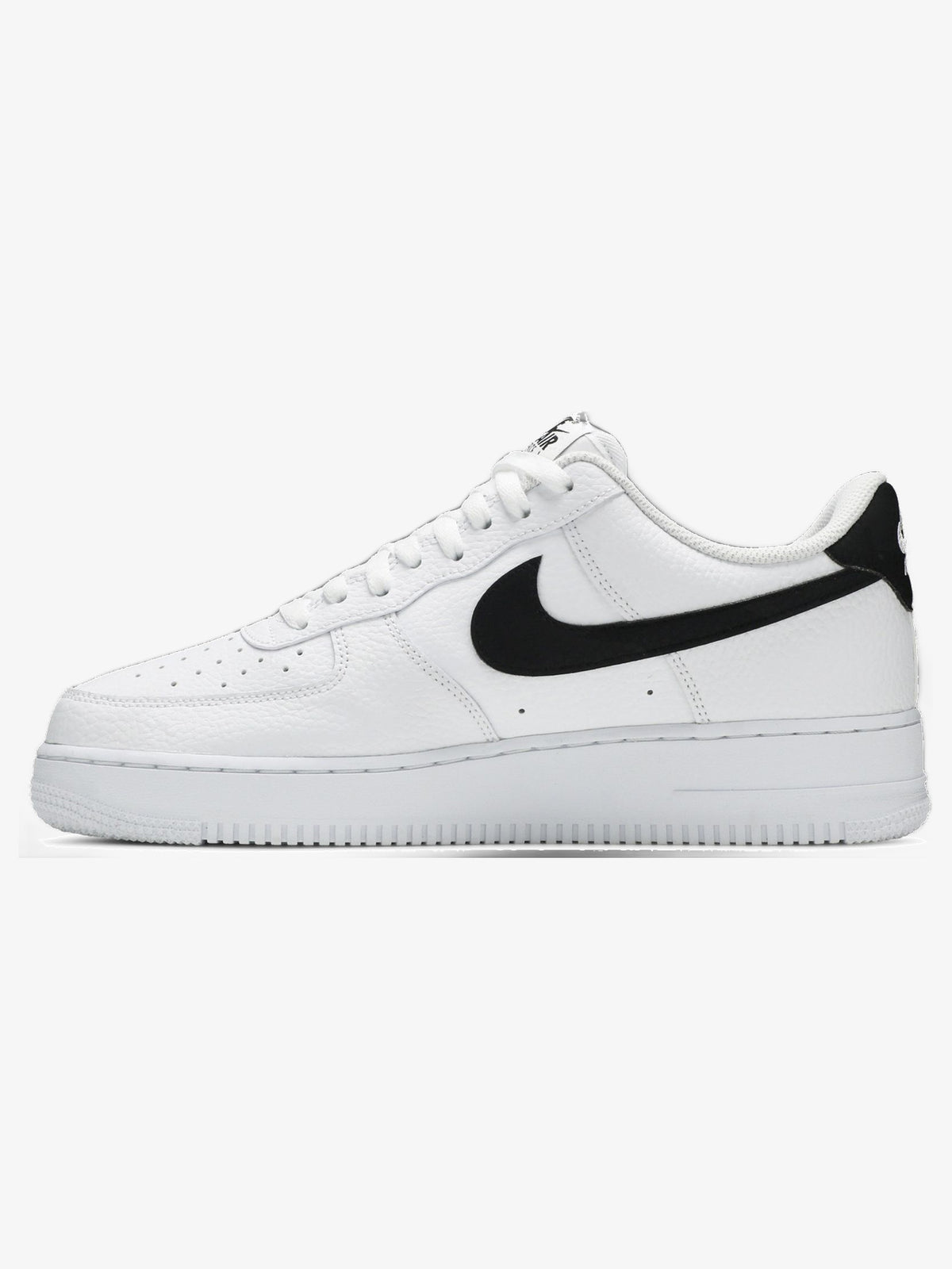 Nike Air Force 1 Low '07 'White Black Pebbled Leather' – inner side