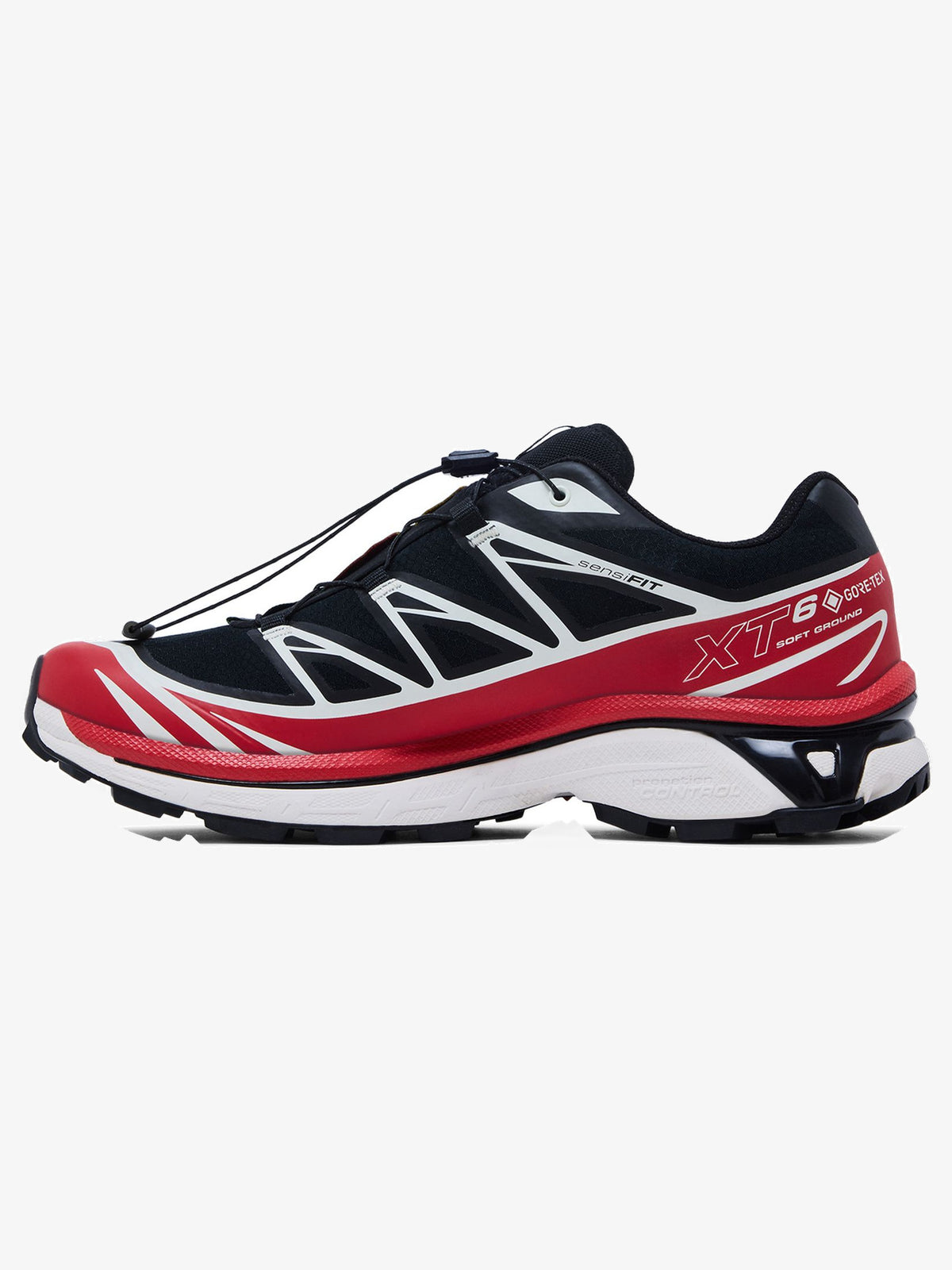 Salomon XT-6 Gore-Tex 'Black Flame Scarlet' – inner side