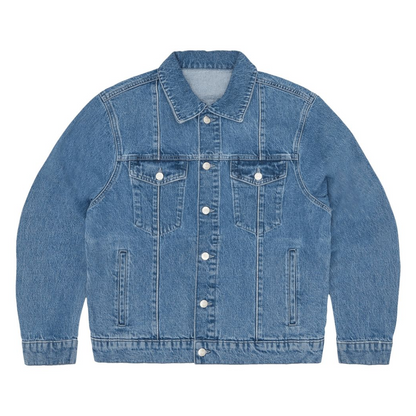 Corteiz C-Star Denim Trucker Jacket Blue