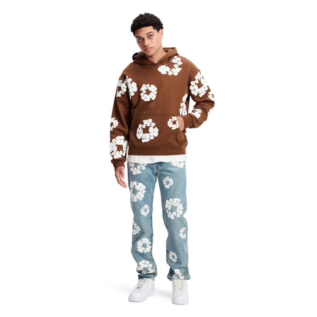 Denim Tears The Cotton Wreath Sweatshirt Brown