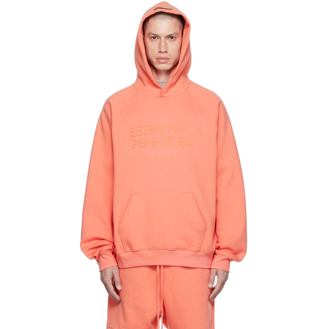 Fear of God Essentials Hoodie Coral