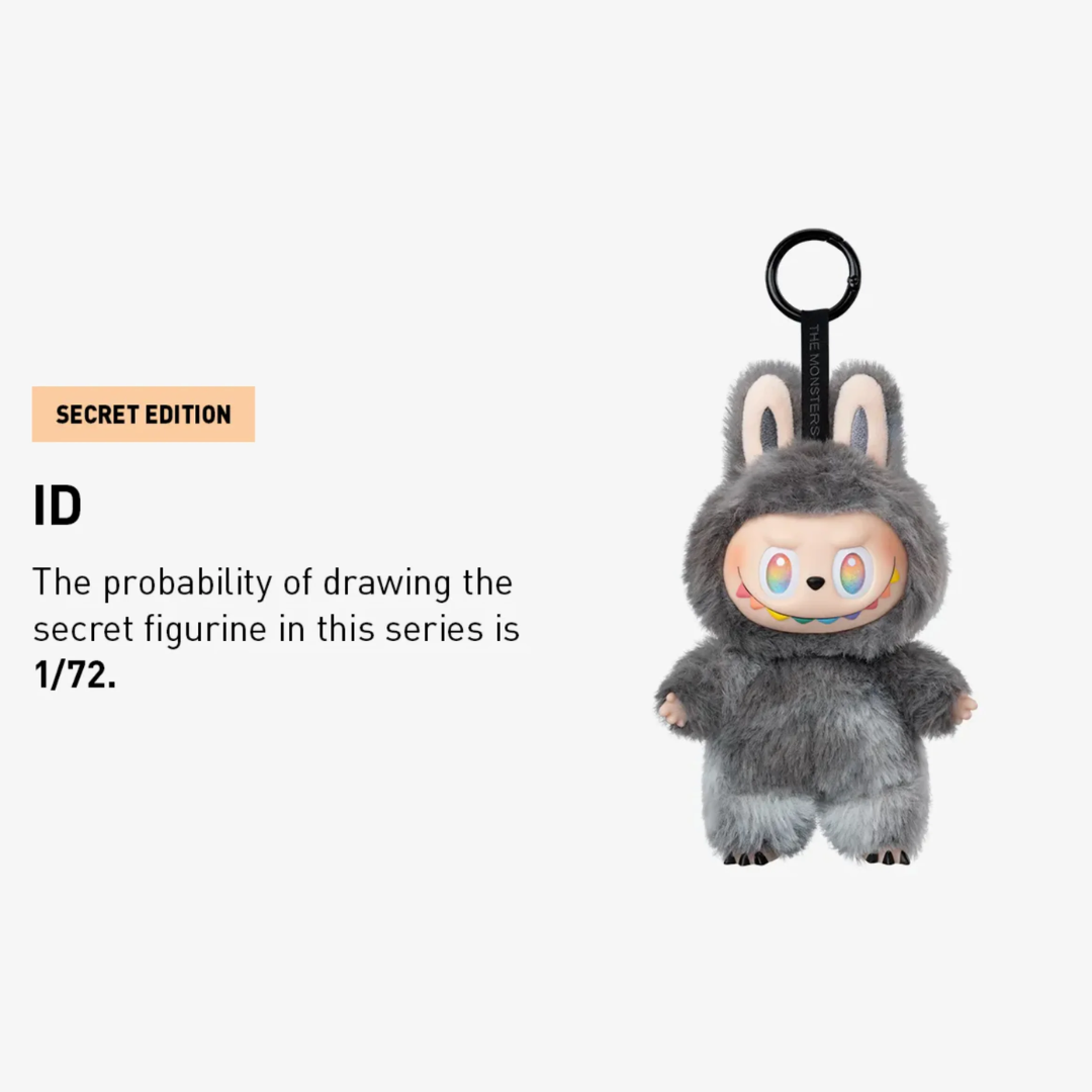 Pop Mart Labubu The Monsters Big into Energy Series ID (Secret Version) Vinyl Plush Pendant