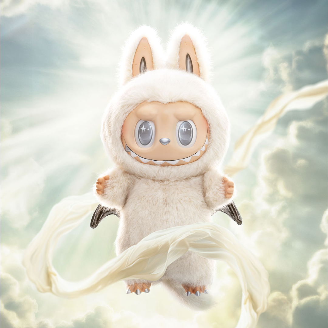Pop Mart The Monsters Labubu Zimomo Angel in Clouds (No Tote) Figure