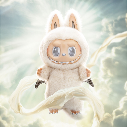 Pop Mart The Monsters Labubu Zimomo Angel in Clouds (No Tote) Figure