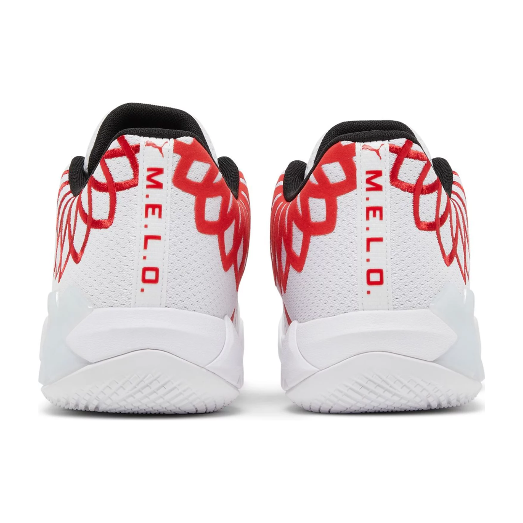 Puma LaMelo Ball MB.01 Lo Team Colors White High Risk Red