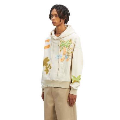 Palm Angels Palm Neon Hoodie Off-White/Multi