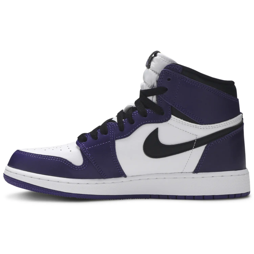 Jordan 1 Retro High Court Purple White (GS)