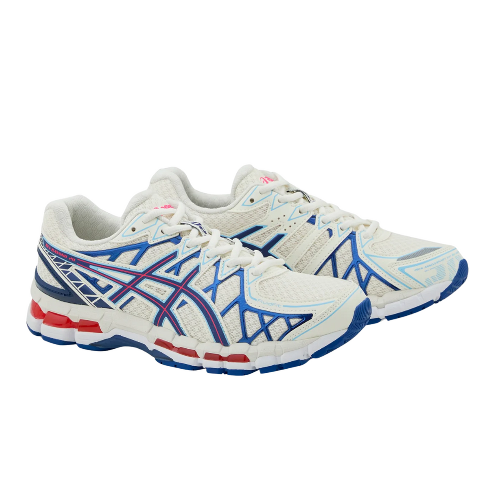 ASICS Gel-Kayano 20 Cream Blue Red