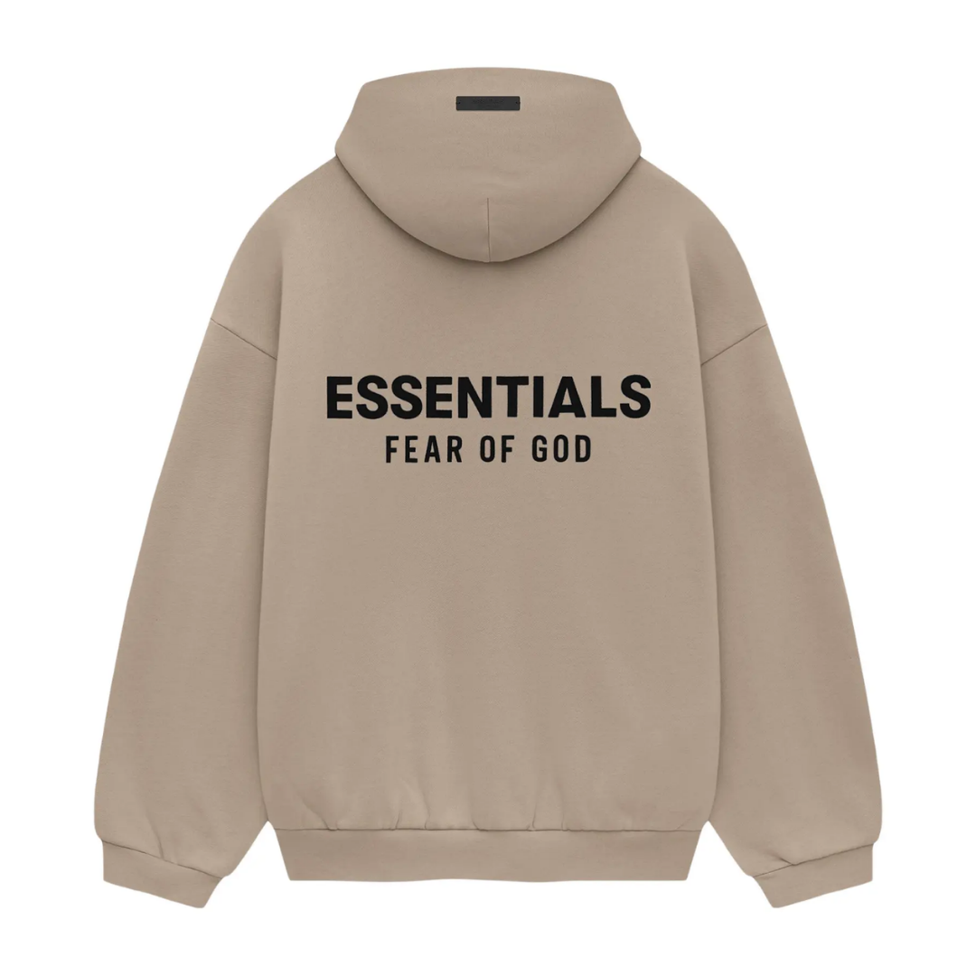 Fear of God Essentials Fleece Hoodie Desert Sand