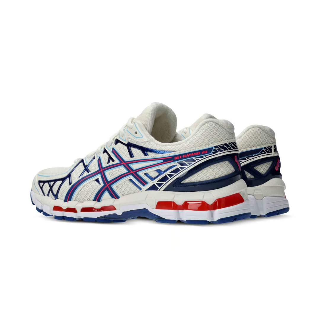 ASICS Gel-Kayano 20 Cream Blue Red