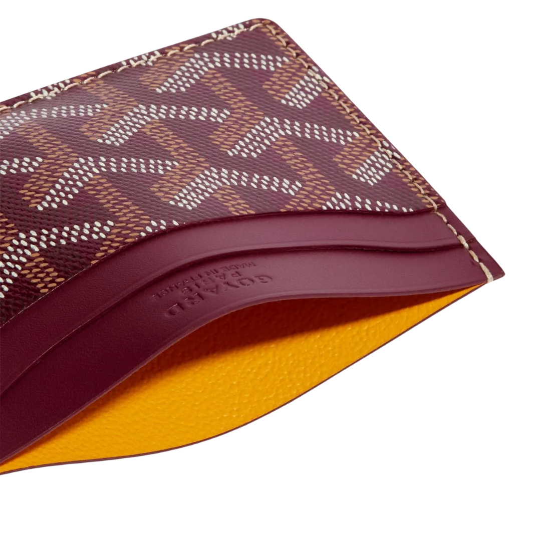 Goyard Saint-Sulpice Card Holder – Bordeaux
