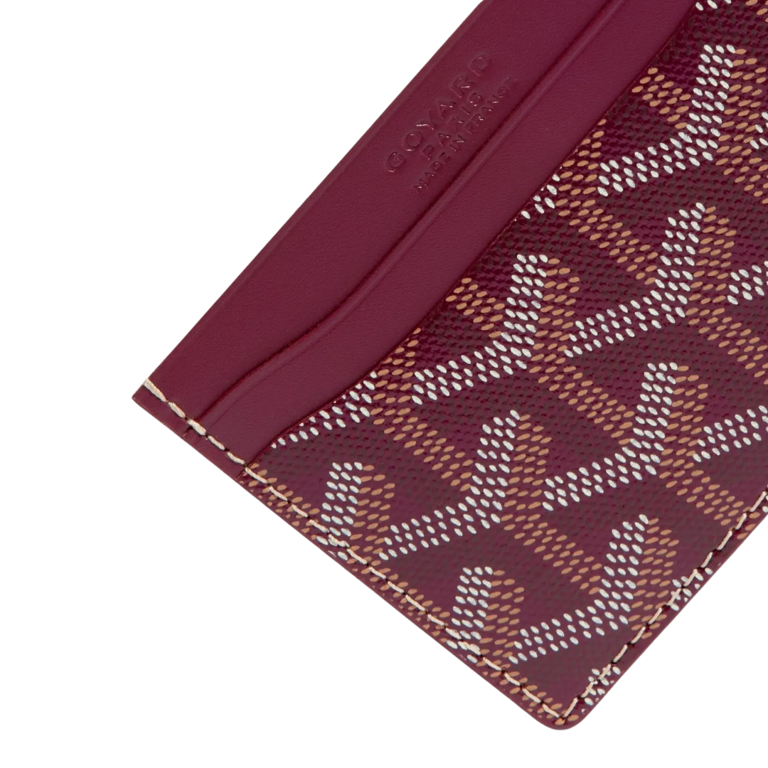 Goyard Saint-Sulpice Card Holder – Bordeaux