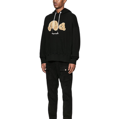 Palm Angels Kill the Bear Popover Hoodie Black Brown SS23