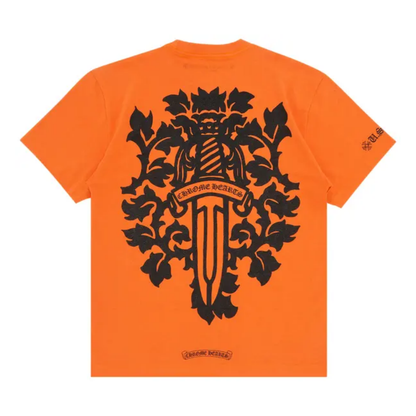 Chrome Hearts Vine Dagger T-shirt Orange/Black