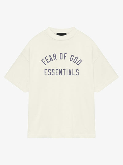 Fear of God Essentials Jersey Crewneck Tee 'Shell' – front, second view
