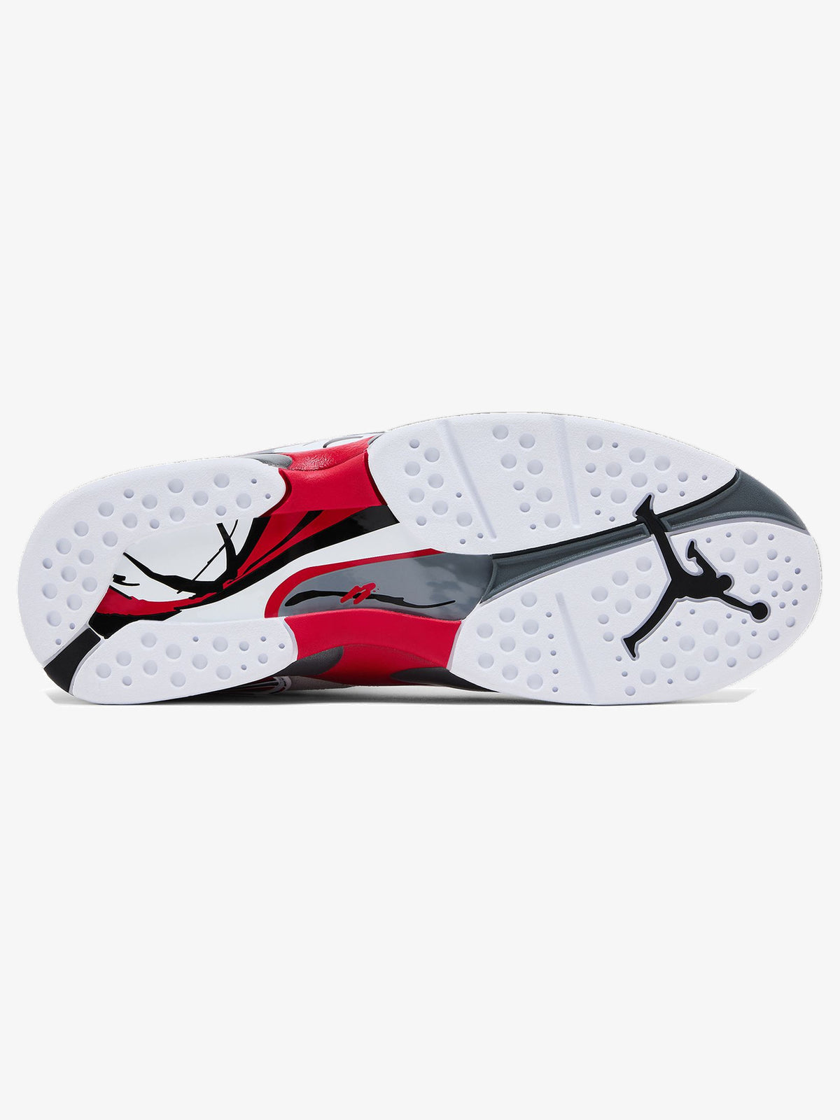 Jordan 8 Retro 'White True Red (2025)' – sole