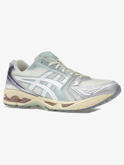 ASICS Gel-Kayano 14 'Cream Dusk Violet' – front three-quarter