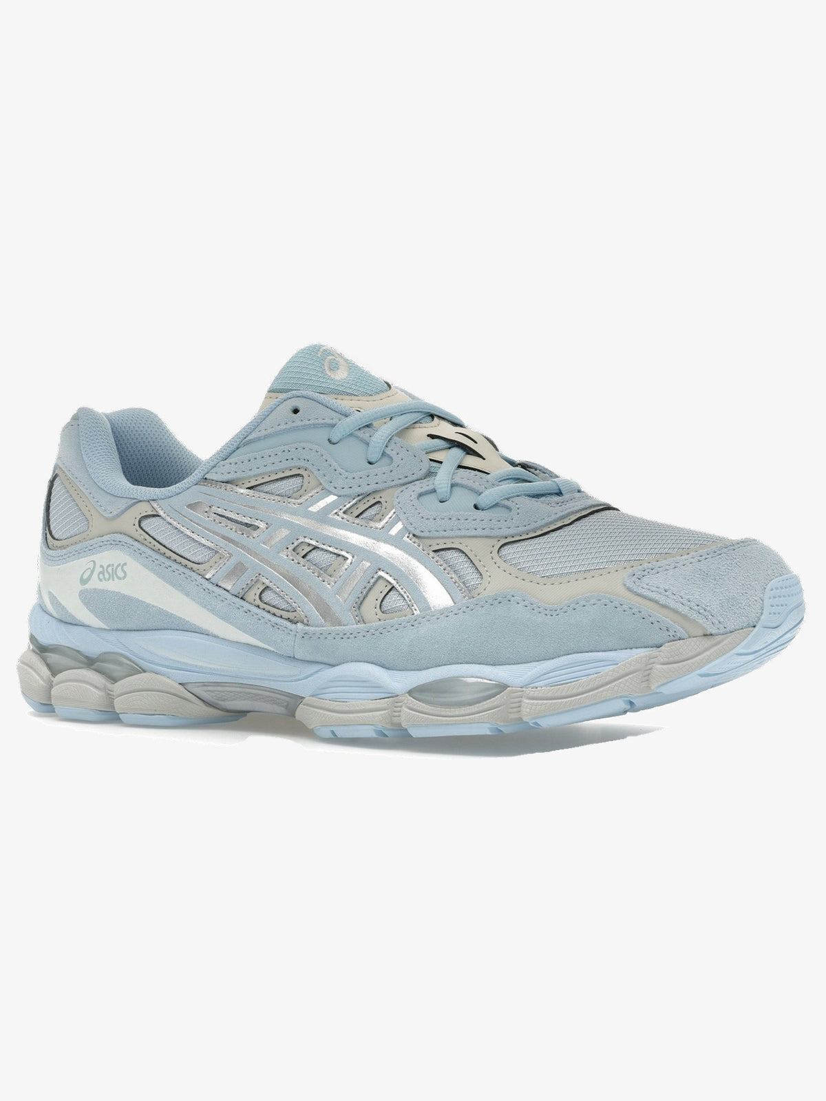 ASICS Gel-NYC 'Storm Cloud Pure Silver' – front three-quarter