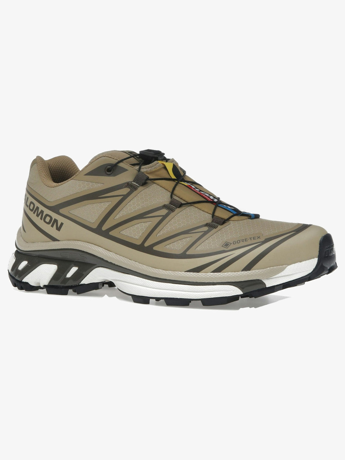 Salomon XT-6 Gore-Tex 'Kelp Wren Safari' – front three-quarter