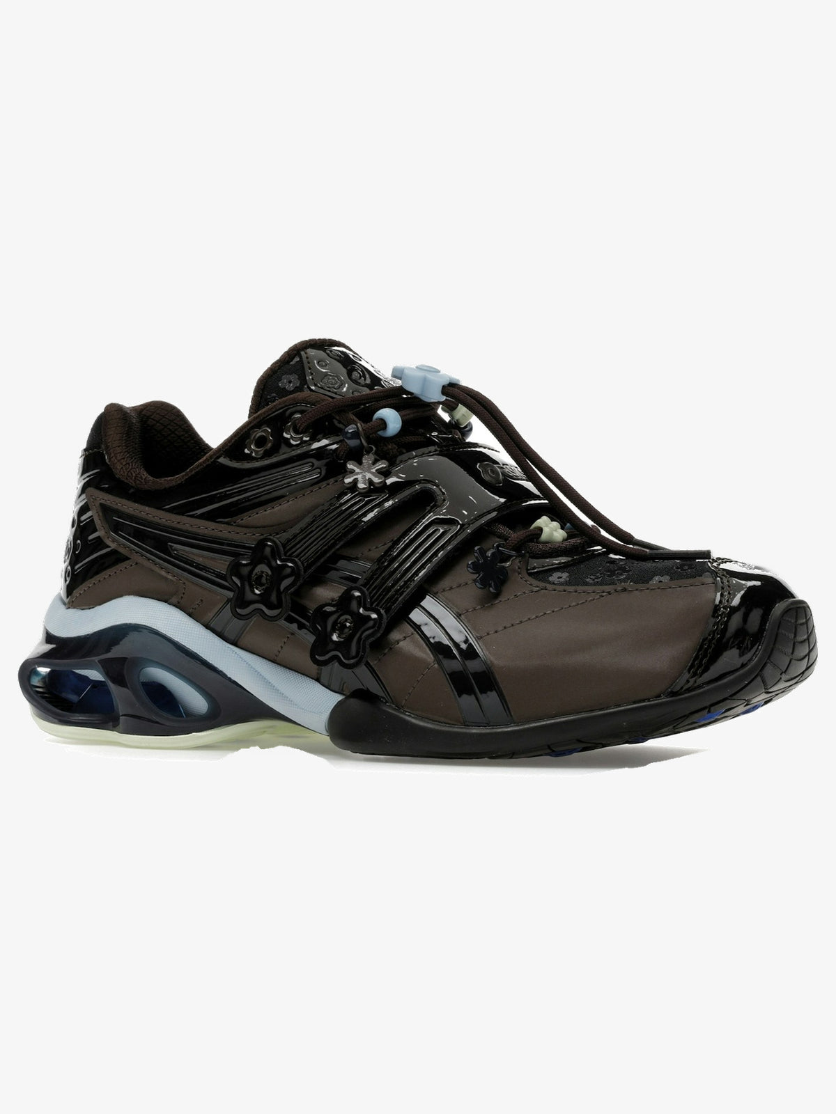 ASICS Gel-Kinetic FR 'Cecilie Bahnsen Black Coffee' – front three-quarter