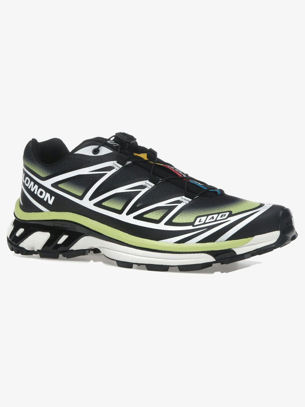 Salomon XT-6 'Skyline Black Sharp Green' – front three-quarter