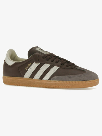 adidas Samba OG 'Brown Putty Grey' – front three-quarter