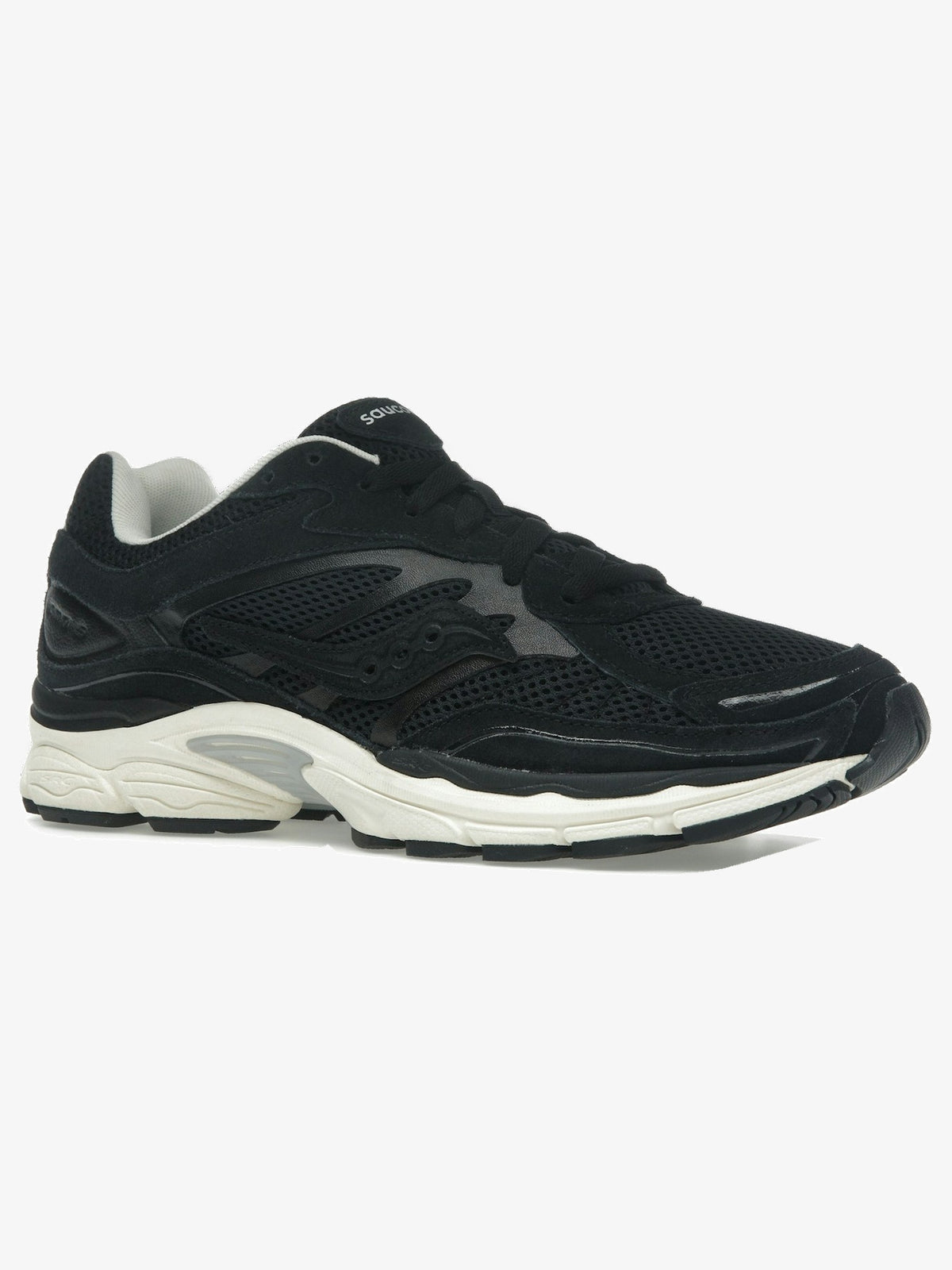 Saucony ProGrid Omni 9 Premium 'Black Cream' – front three-quarter