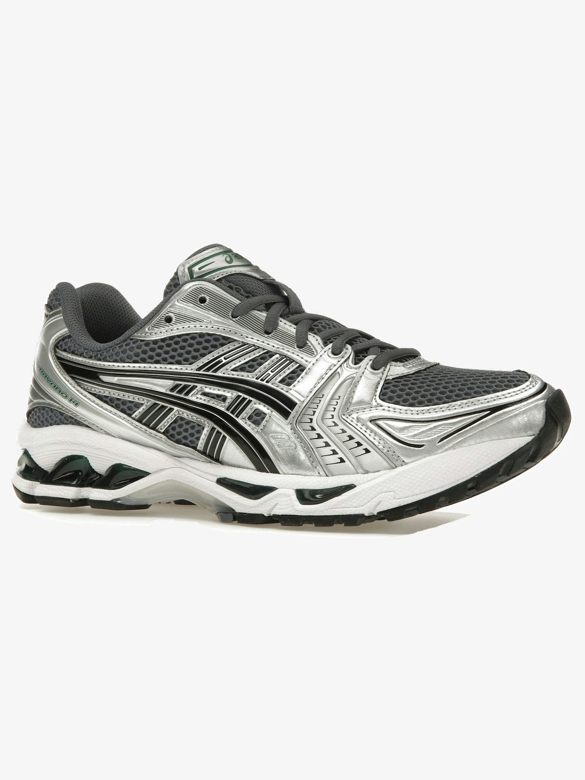 ASICS Gel-Kayano 14 'Metropolis Jasper Green' – front three-quarter