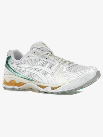 ASICS Gel-Kayano 14 'White Green Cream' – front three-quarter