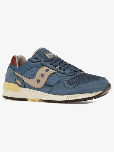 Saucony Shadow 5000 Premium 'Denim Yellow' – front three-quarter