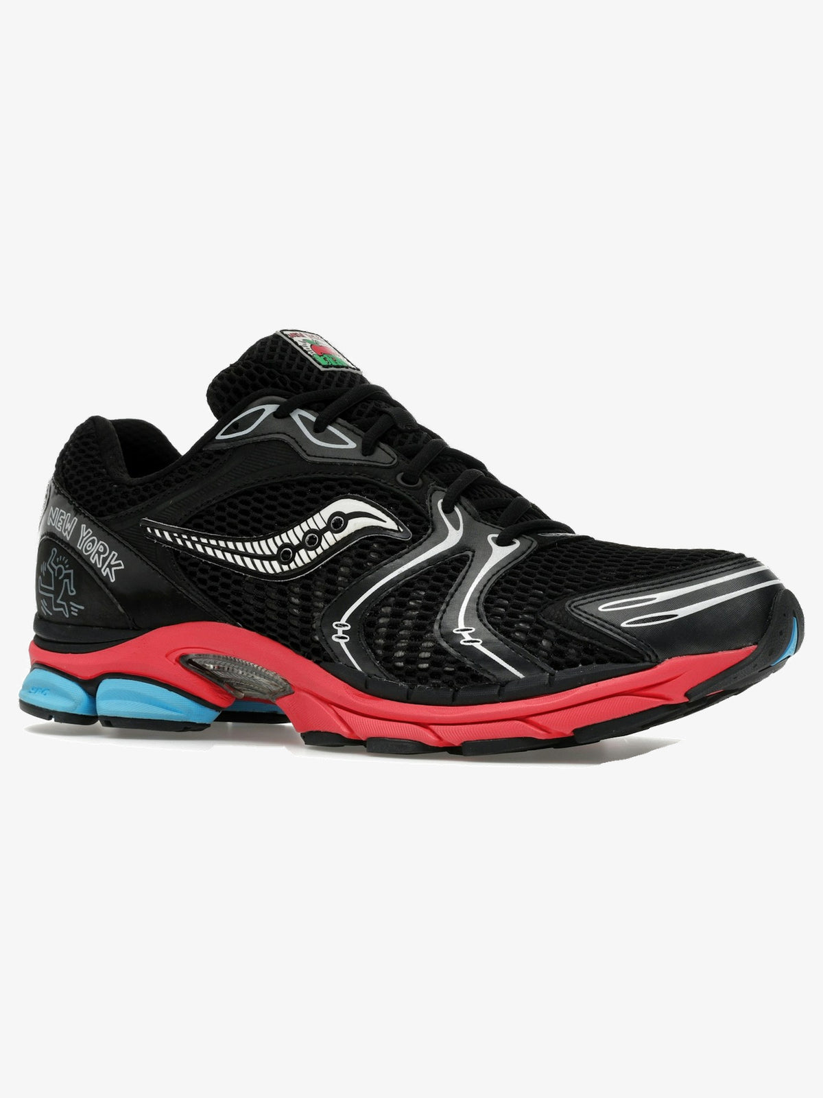 Saucony ProGrid Triumph 4 'Keith Haring NYC Marathon' – front three-quarter