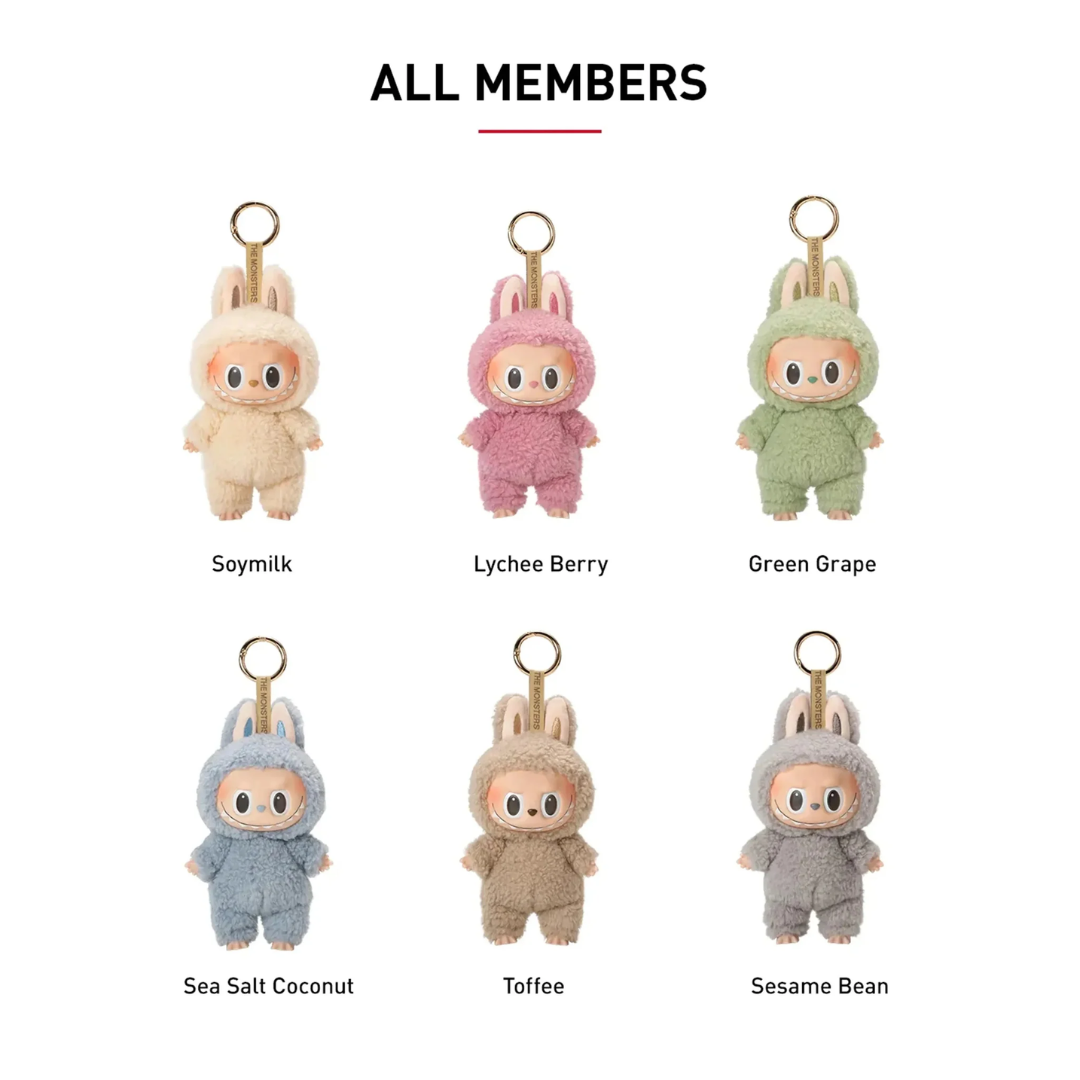 Pop Mart Labubu The Monsters Tasty Macarons Vinyl Plush Pendant Single Blind Box