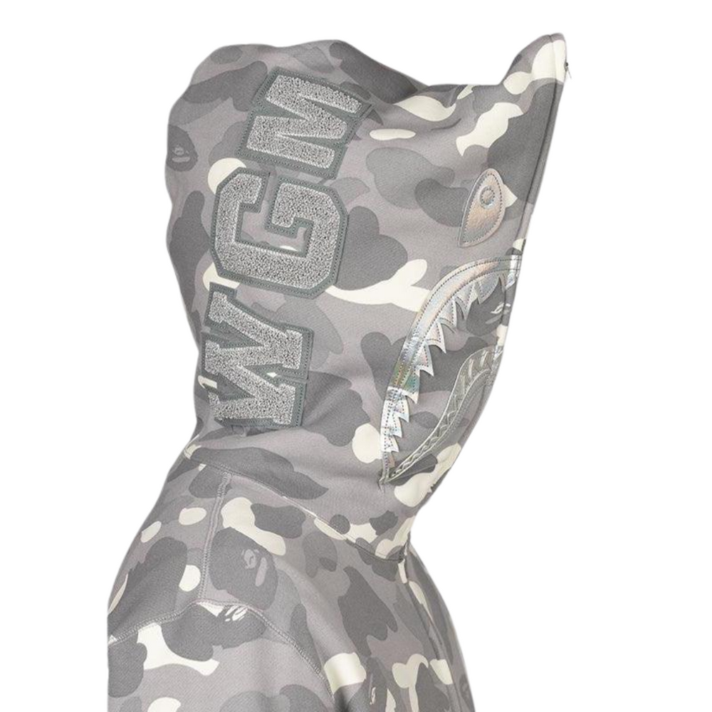 
                      
                        BAPE City Camo Shark Full Zip Hoodie (SS24) Gray
                      
                    
