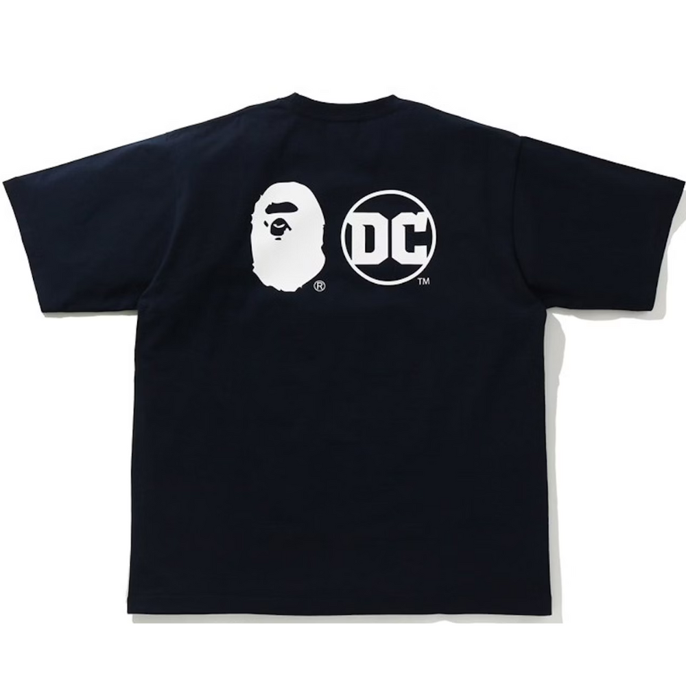 BAPE x DC Baby Milo Superman Relaxed Fit Tee Navy