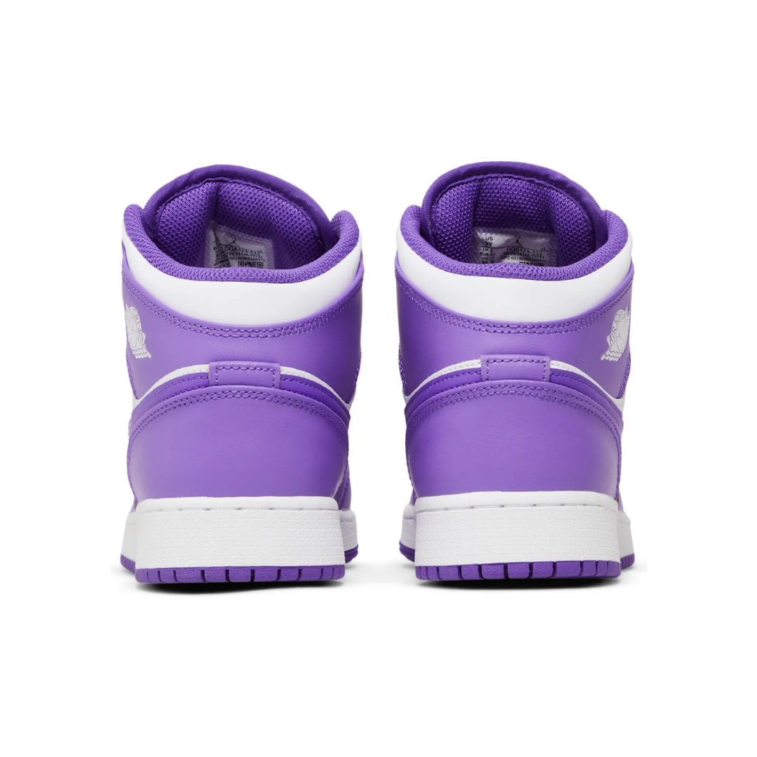 Jordan 1 Mid Purple Venom (GS)
