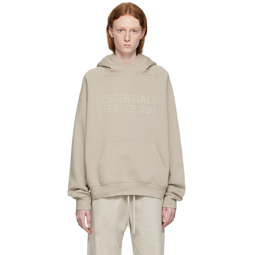 Fear of God Essentials Hoodie Smoke