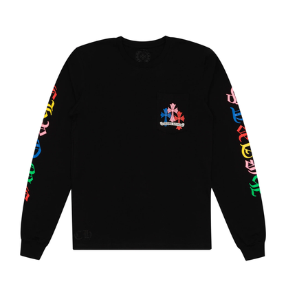 Chrome Hearts Multi Color Cross Cemetery L/S T-shirt Black