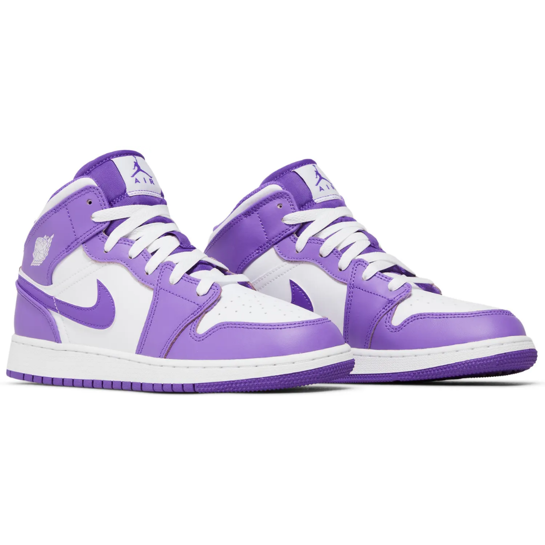 Jordan 1 Mid Purple Venom (GS)