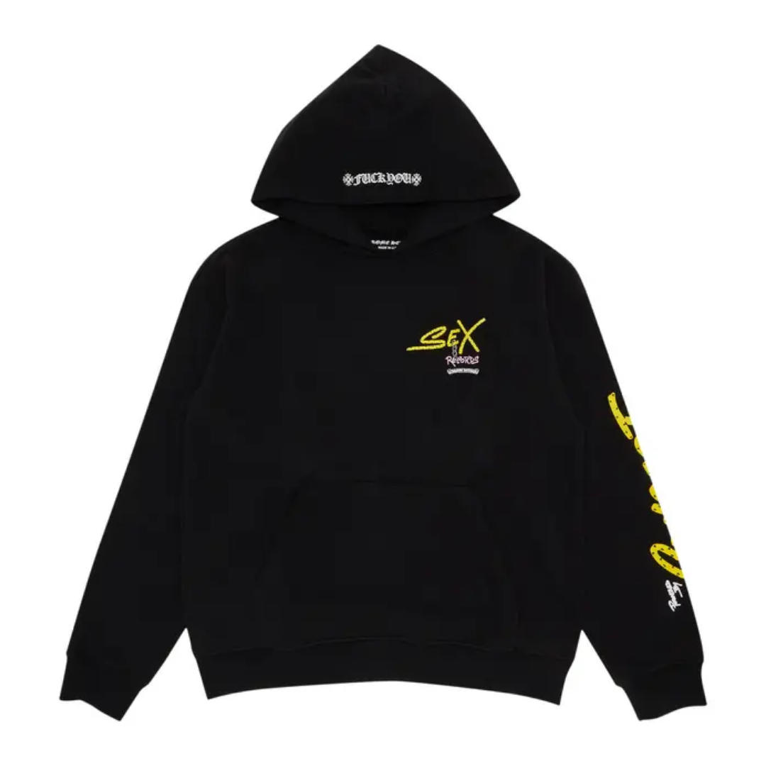 Chrome Hearts Matty Boy Sex Records Concept Hoodie Black