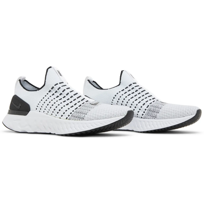 Nike React Phantom Run Flyknit 2 White Black