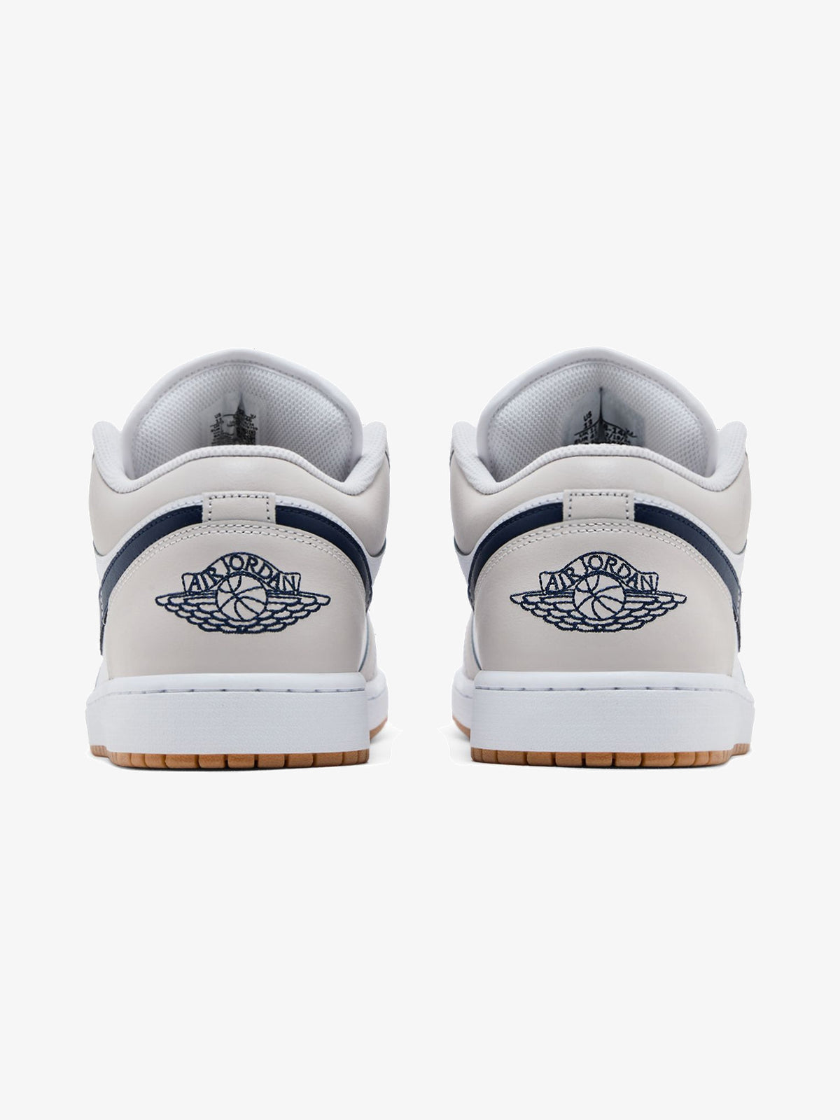 Jordan 1 Low 'Midnight Navy Neutral Grey' – back