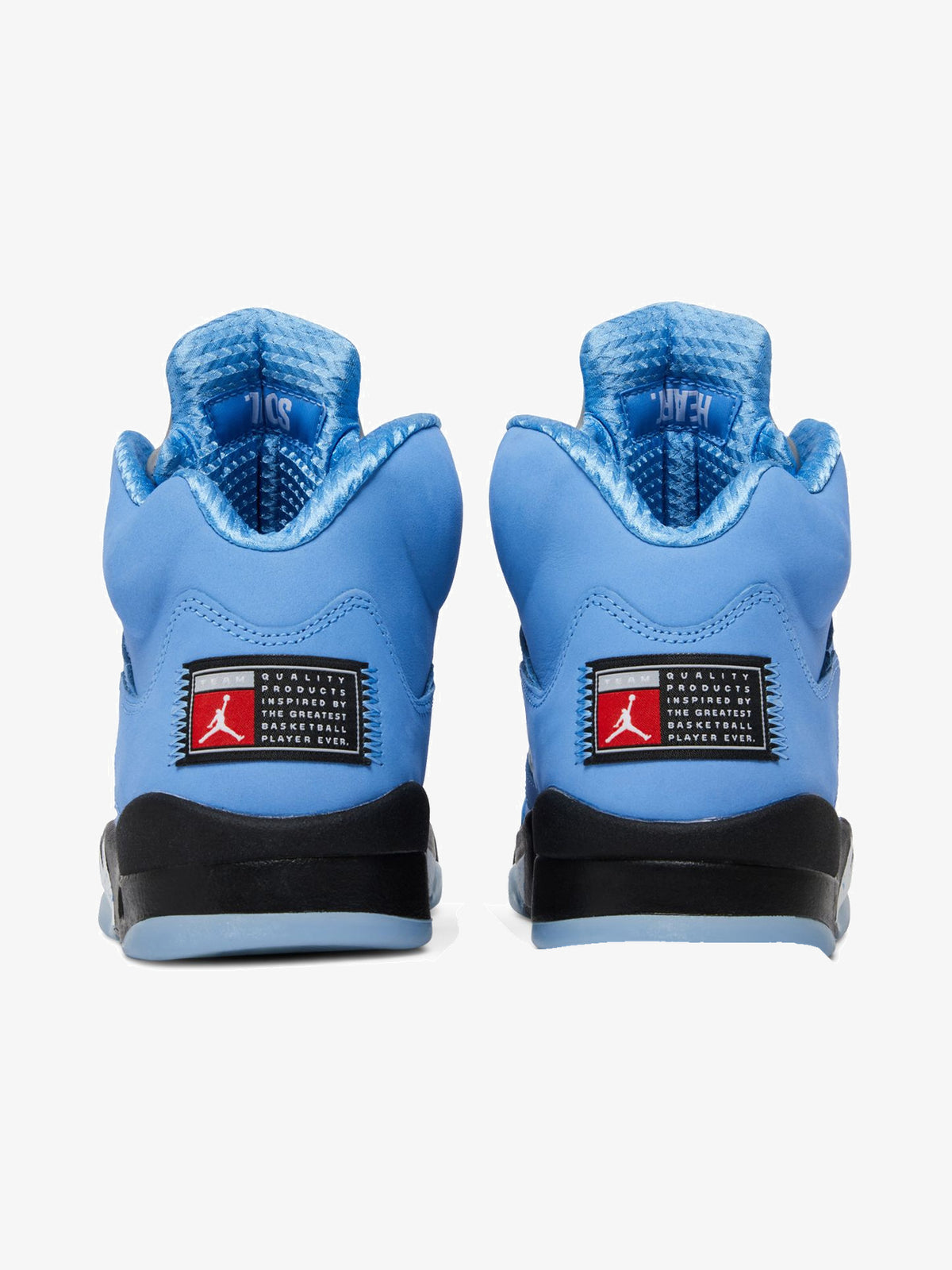 Jordan 5 Retro 'UNC University Blue' – back