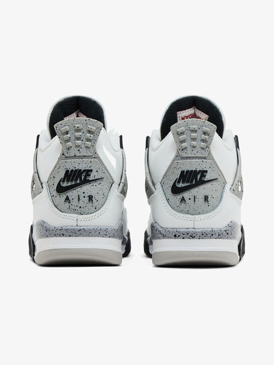 Jordan 4 Retro 'White Cement (2025)' (GS) – back